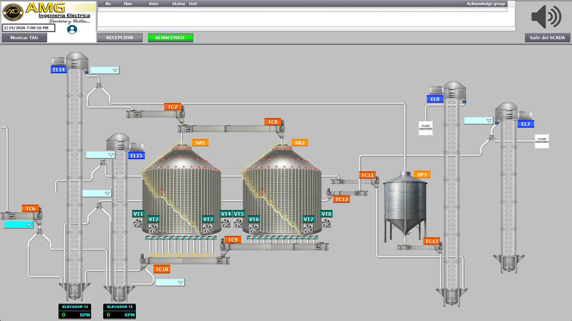 Planta de Silos Automatizada con Supervisión en Tiempo Real